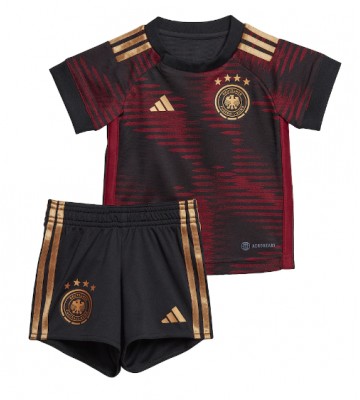 Maillot de foot Allemagne Extérieur enfant Monde 2022 Manches Courte (+ pantalon court)